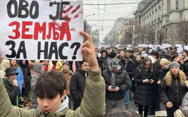 Protesta masive në gjithë Serbinë pas thirrjes së studentëve për…