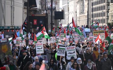 Londër, mijëra protestues në Marshin Kombëtar për Palestinën